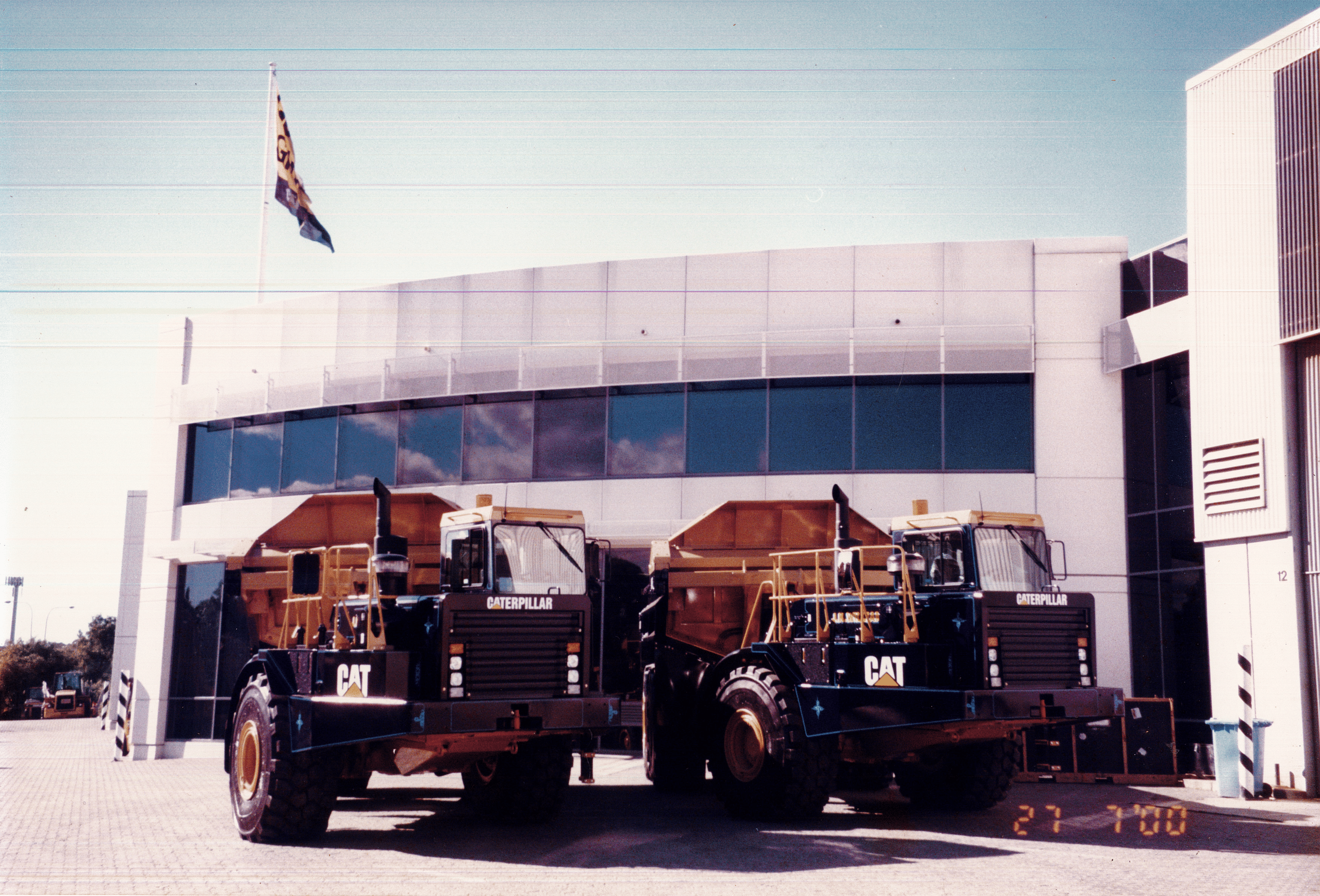 2000 JK Williams received the first Caterpillar Ejector Dump Trucks in Australia 