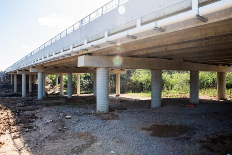 125 Metre Bridge & Road Construction